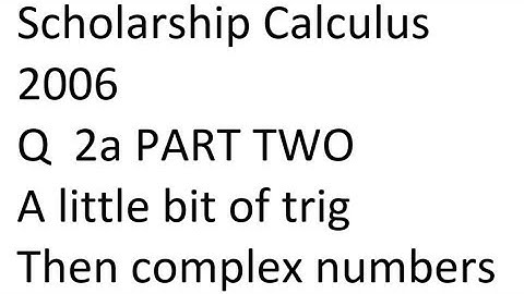 Scholarship Calculus 2006 Q2a PART TWO!