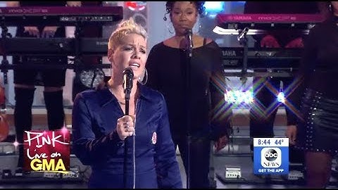 P!nk - What About Us - LIVE (GMA)