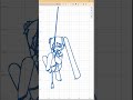 Hatsune Miku oo ee oo, but it's in Desmos Graphing Calculator #shorts #miku #desmos #anime