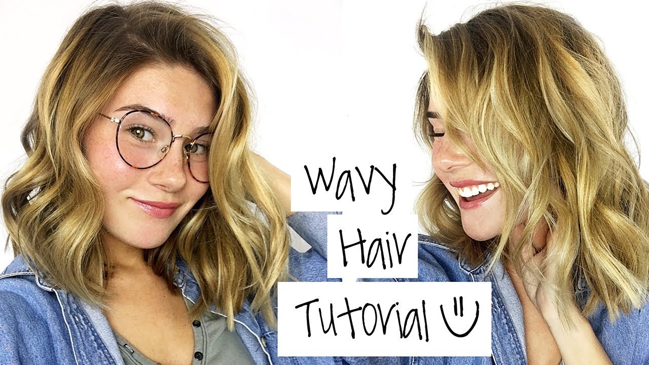 Loose Curls Tutorial For Short Hair Youtube