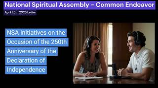 National Spiritual Assembly - April 25th 2026 Letter - America's 250th Anniversary screenshot 5
