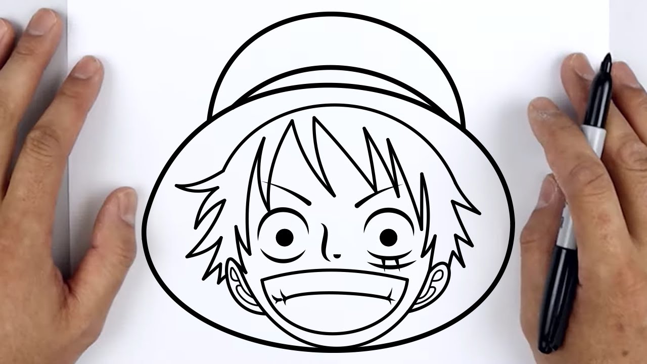 Comment Dessiner Luffy One Piece Easy Drawings Dibujos Faciles | The ...