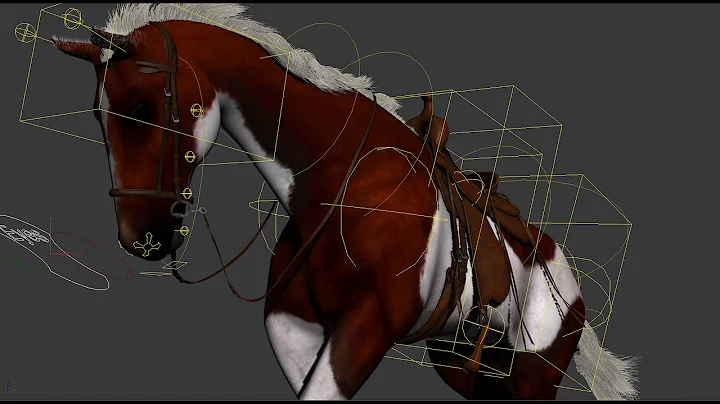 Animated Horses 3DS Max RIG set up