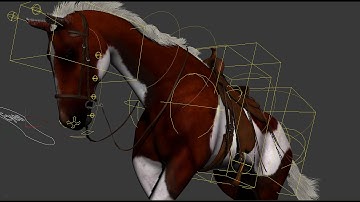 Animated Horses 3DS Max RIG set up