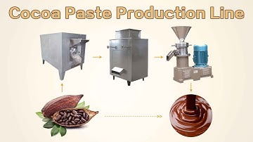 How to Make Cacao Paste? Cocoa Paste Mass Making Machine | Cocoa Paste Production Line