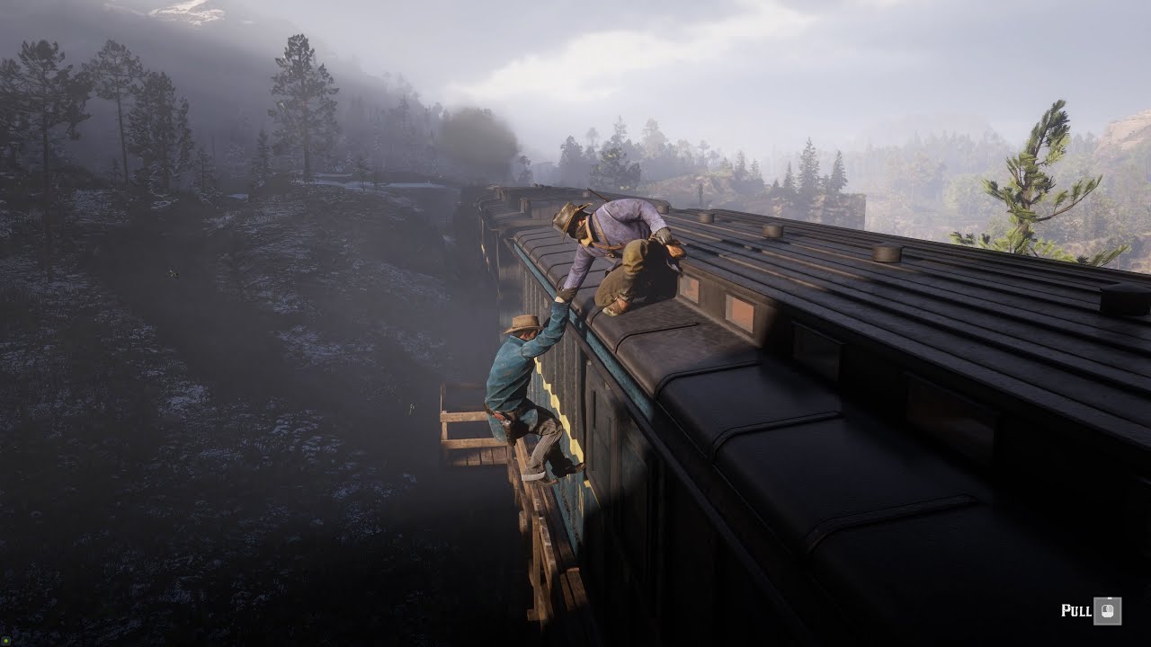 Red Dead Redemption 2 (4K) - Gameplay Part 3 - Train Robbery - YouTube