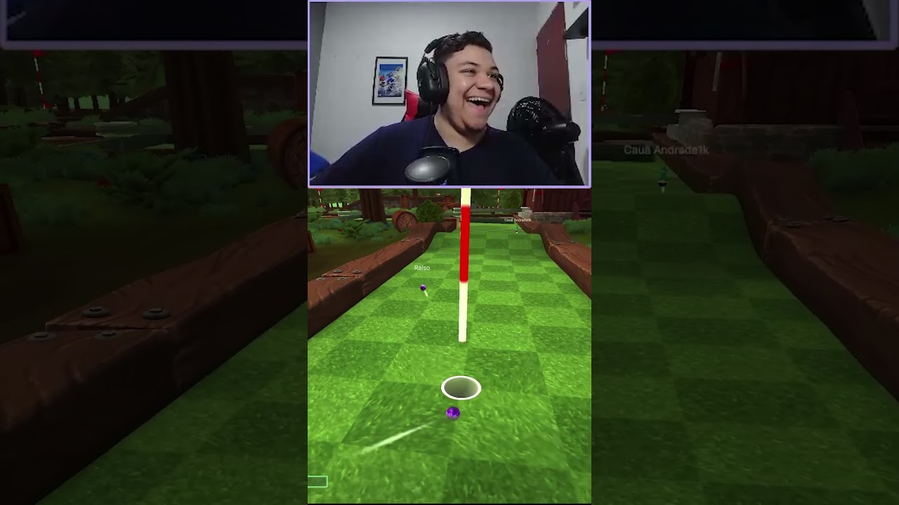 UM CURTO COMPILADO DE MOMENTOS ENGRAÇADOS DO GOLF! #golfwithyourfriends #games #shorts