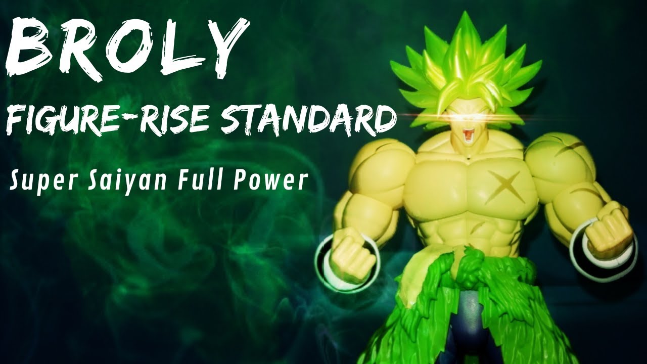 Speed Building Bandai Figure Rise Standard Super Saiyan Broly Full Power Model kit DBS