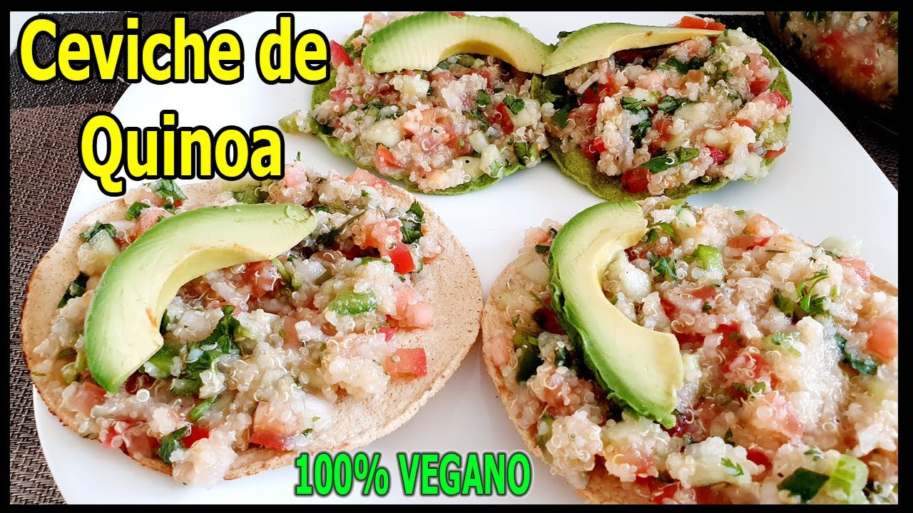 Ceviche de QUINOA // Receta 100 VEGANO y SALUDABLE // Cocina y ya