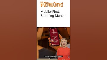 QR Menu Connect explainer