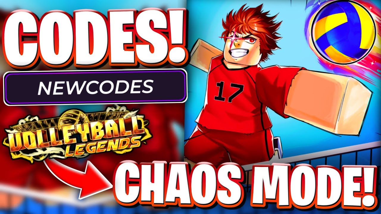 バレーボールのアンダースコート 🌟*UPDATE 66* ROBLOX VOLLEYBALL LEGENDS CODES | ALL CHAOS MODE