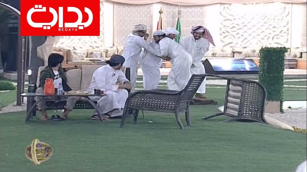 تشابك بالأيدي بين محمد بن عمره وبن جخير وعبدالله بن جليغم وسعيد القحطاني | #زد_رصيدك21