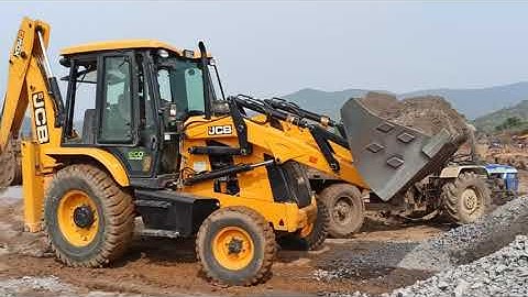 JCB 3DX MACHINE loading mud at Tractor | Tractor | SSS AGRI TECH