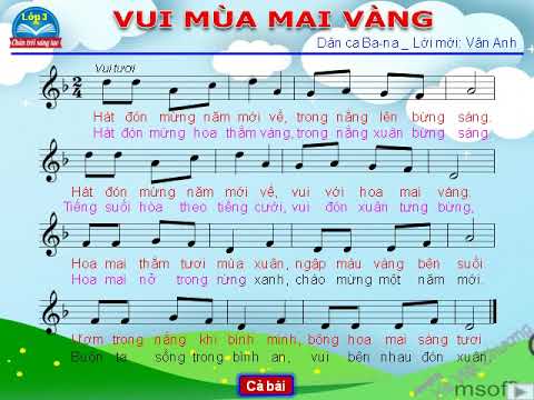 Video 4. Bài hát VUI MÙA MAI VANG. Lớp 3 CTST - YouTube