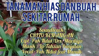 Tanaman Hias dan Buah Sekitar Rumah. Soundtrack: Crito Kenangan Cipt. Pak Ndut/Drs. Mardiya.