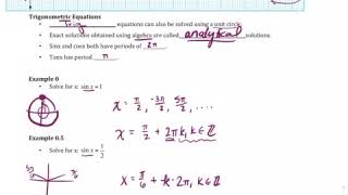 11A trig equations intro