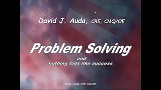 Problem Solving/Root Cause Analysis/Evidence-Based Analysis