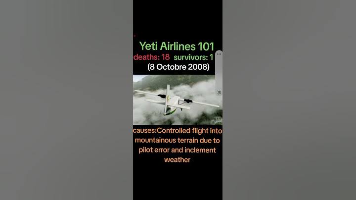 Yeti Airlines 101