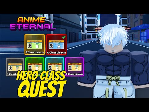 QUICK WAY TO COMPLETE THE HERO LICENSE QUEST IN THE ETERNAL ANIME GAME!!!