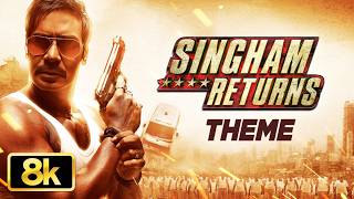 Singham Returns 8K Theme Song Ajay Devgn, Kareena Kapoor, Amole Gupte, Anupam Kher Mika Singh