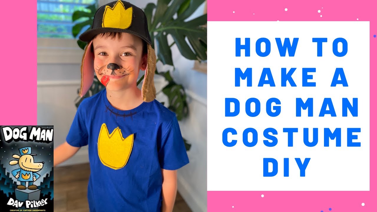 How To Make A Children’S Dog Man Costume - Cheap Diy - Book Week, Halloween, Dress Up Party