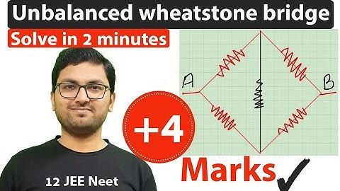 unbalanced wheatstone bridge | delta star method #jeemains2024 #neet2024