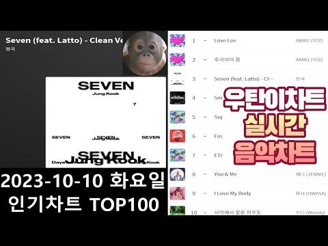 광고없는 실시간 인기차트 2023년 10월10일 인기차트TOP100 멜론차트 X 종합차트O 노래모음 KPOP 플레이리스트 