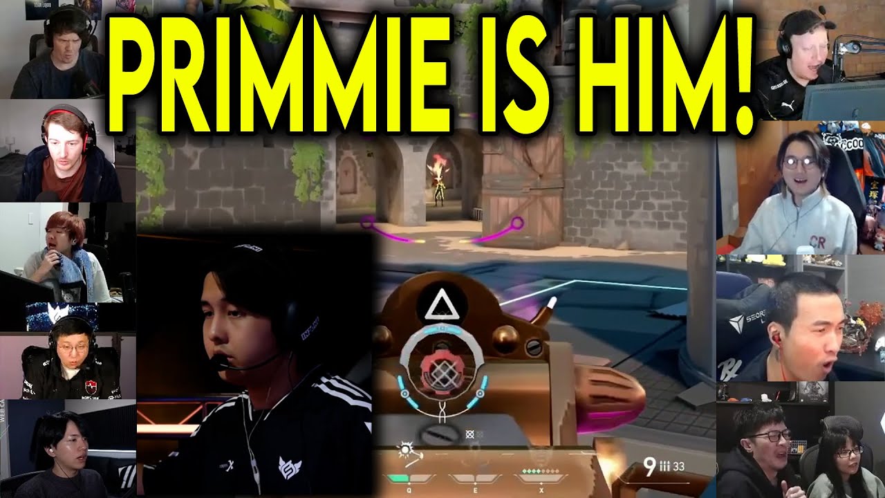 Valorant Streamers Reacts To FS Primmie INSANE 4k CLUTCH Against DRX In ...
