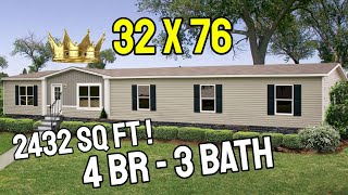 A mobile home tour fit for a KING | The King Air 4 bedroom 3 bath doublewide! (Clayton Homes)