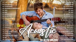 Acoustic Guitar Cover Of Popular Songs ️🎵 Soft English Acoustic Love Songs 2023