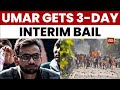 Umar Khalid Gets 3-Day Interim Bail In Delhi Riots Case, Imposes Strict Conditions | India Today