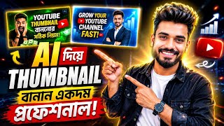 AI Diye Thumbnail Kivabe Banabo | AI Thumbnail Maker Free | AI Se Thumbnail Kaise Banaye
