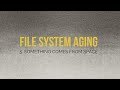 File System Aging 5 - Something Comes From Space