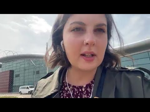 В Тбилисском аэропорту прошла акция против первого прямого рейса Москва-Тбилиси