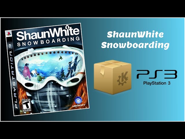 Shaun White Snowboarding - (PlayStation 3 PS3) Game And