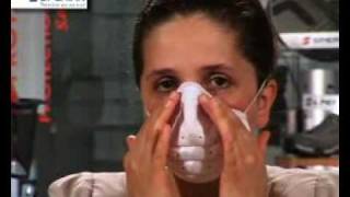 Grippe A Comment Mettre Un Masque Respiratoire ? Masque Ffp2 - Sperian Superone 3205