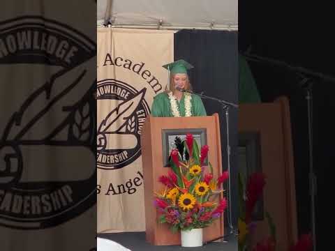 Brenna Ford's Commencement speech for Delphi Academy of Los Angeles June 11 2022