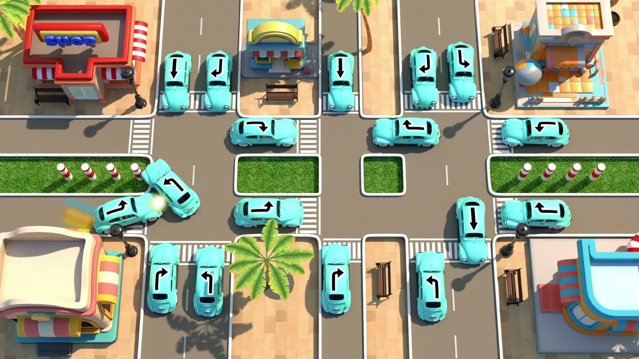 🚗 Traffic Go! Car Escape: Ultimate Puzzle Challenge! 🧩 350C | 16:9