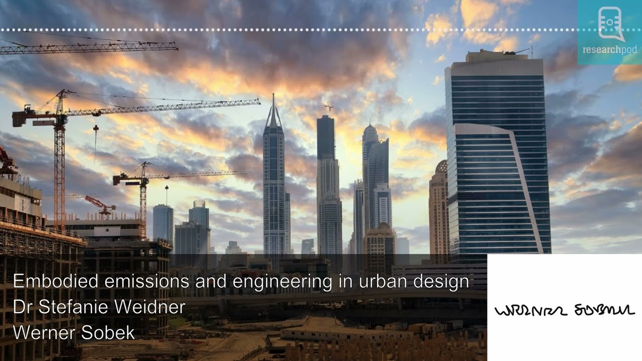 Embodied emissions and engineering in urban design