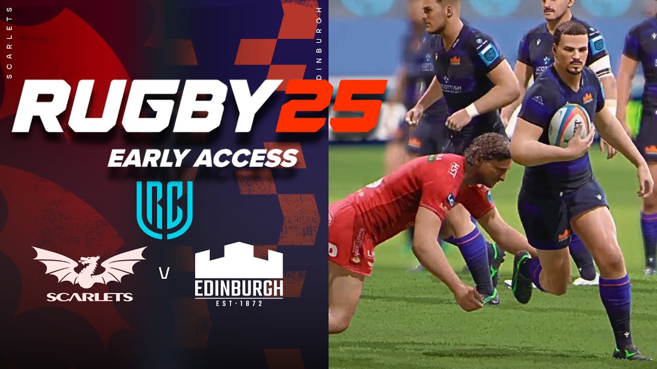Rugby 25 I Scarlets vs Edinburgh I Round 10 I URC 2024/25