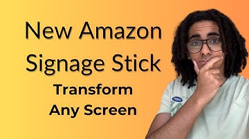 New Amazon Signage Stick 2024  Transform Any Screen