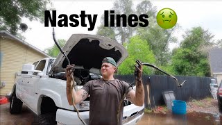 DURAMAX TRANS COOLER HOSE REPLACEMENT (INSTALL)