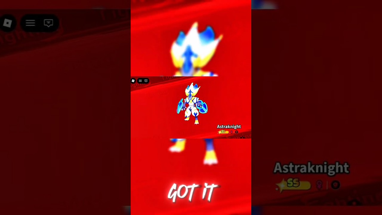 ASTRAKNIGHT UNLOCKED! 🔥 King Ball + SSS Hatch 😱 | Evomon Short #roblox