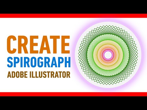 How to create a Spirograph shape in Adobe Illustrator