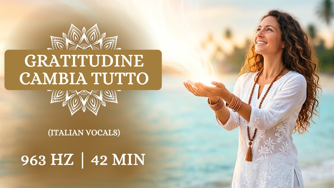 7 CANZONI di Gratitudine 963 Hz | Musica per Trasformare la tua Giornata