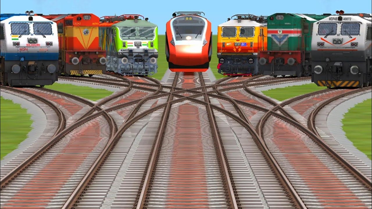 Indian trains vandhebhart express and electric dijle enjeen running status very fast speed test 