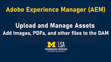 AEM Training: Upload images and files to the Digital Assets Manager (DAM)