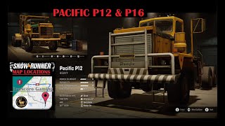 Pacific P12 & P16 SNOWRUNNER ALL Upgrade Locations
