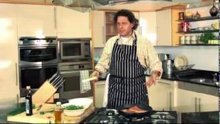 Steak With Pecorino And Rocket Recipe.flv