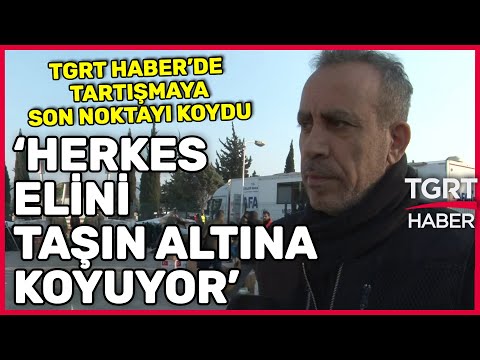 Haluk Levent Deprem Bölgesinde TGRT Haber'e Konuştu: AFAD da Ahbap da...